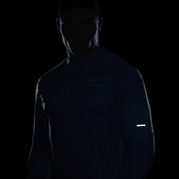 Nike Men’s Dri-FIT Element Quarter-Zip Running Top Blue FB9036-406, Size M (New) - Picture 4 of 15